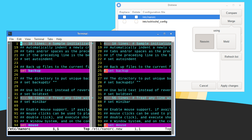 Processing new configuration files with Dotnew